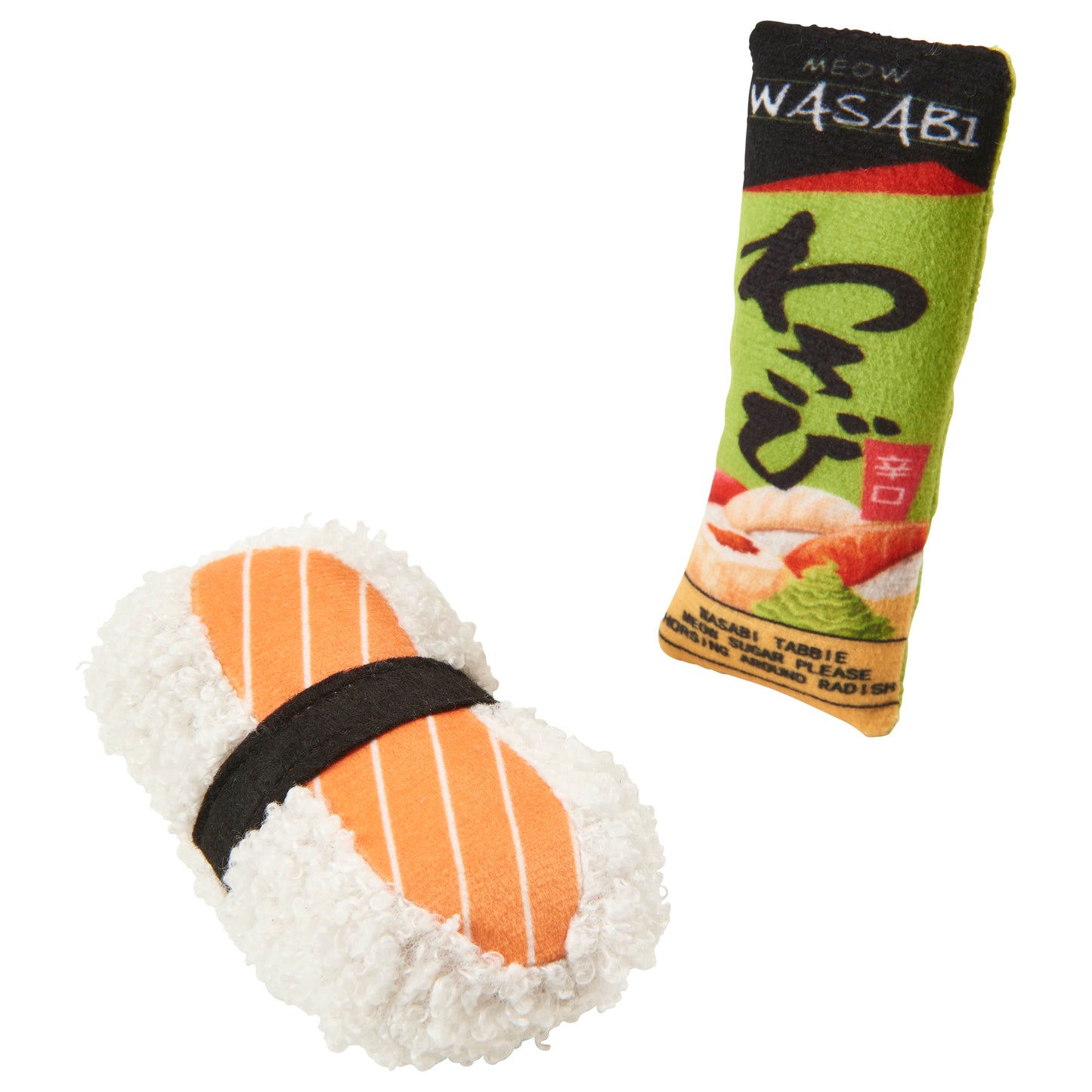 Spot Sushi Take Out Cat Toy Assorted Color 2 pk 077234521977