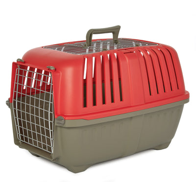 MidWest Homes for Pets Spree Top Loading Dog Carrier Red 24 in 027773026488
