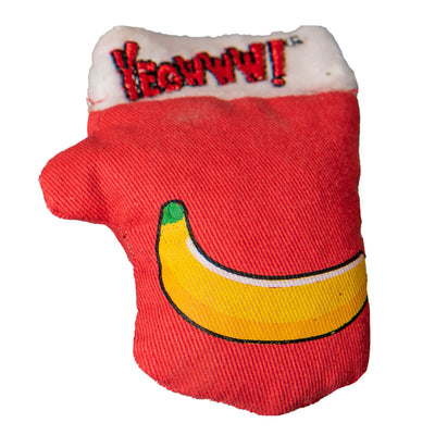 Yeowww! Kitten Mittens Catnip Cat Toy Red w/Banana 812402004407