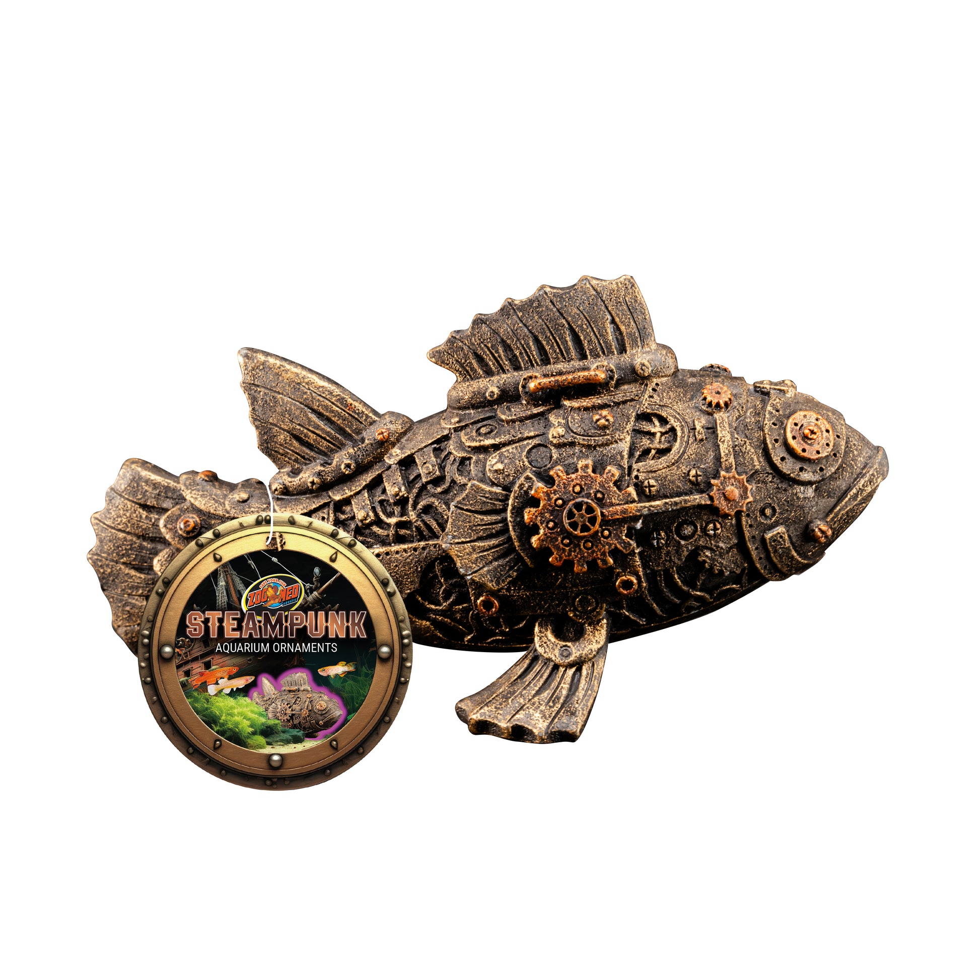 Zoo Med Steampunk Ornament Fish 097612033137