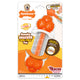 Nylabone Sneaky Snacker Dog Treat Toy Bacon Orange Large/Giant - Up To 50 Lbs. (1 ct) 018214853497