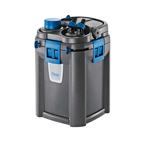 OASE BioMaster Thermo 250 External Canister Filter with Built - in Heater Black Blue - Aquarium