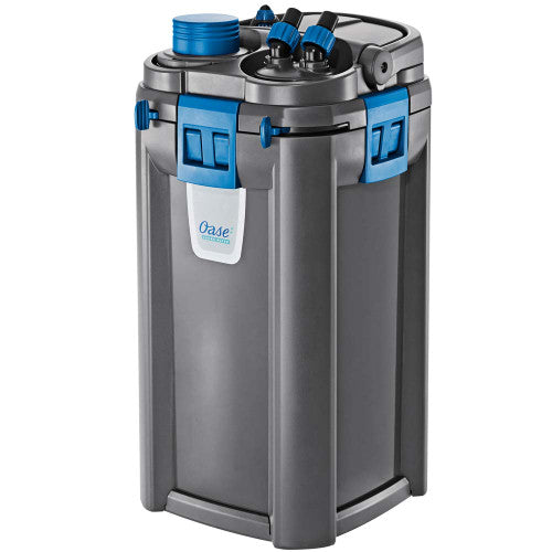 OASE BioMaster Thermo 600 External Canister Filter with Built - in Heater Black Blue - Aquarium