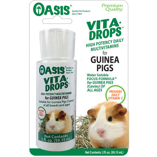 Oasis Vita - Drops High Potential Daily Multivitamin for Guinea Pigs 2 fl. oz - Small - Pet