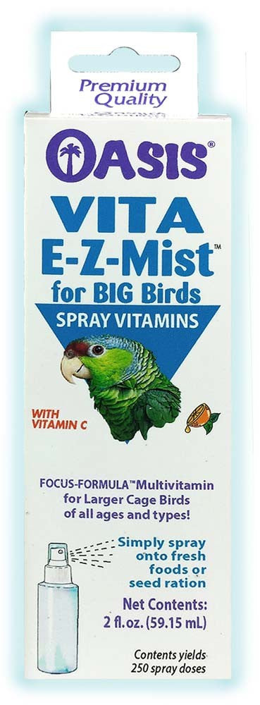 Oasis VITA E-Z-MIST Multivitamin Spray for Big Birds 2 fl. oz