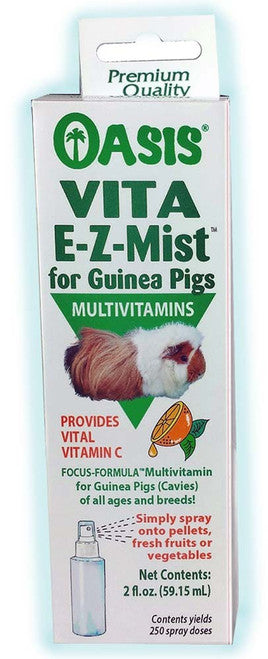 Oasis VITA E - Z - Mist Multivitamin Spray for Guinea Pig 2 fl. oz - Small - Pet