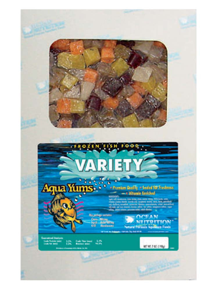 Ocean Nutrition Aqua Yums Variety Frozen Fish Food 2 lb SD-5