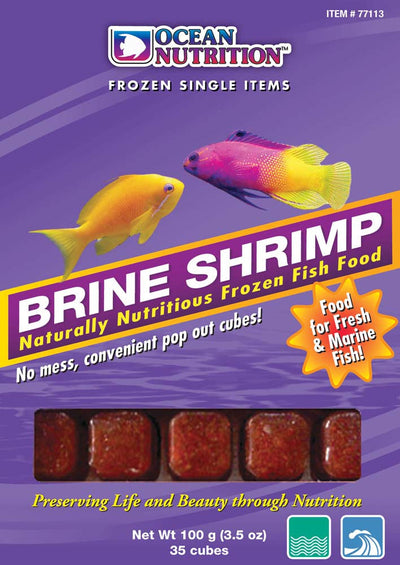 Ocean Nutrition Brine Shrimp Frozen Fish Food 3.5 oz SD-5