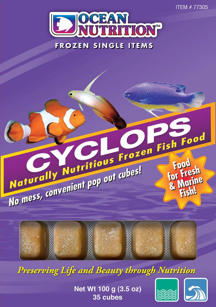Ocean Nutrition Cyclops Frozen Fish Food 3.5 oz SD-5