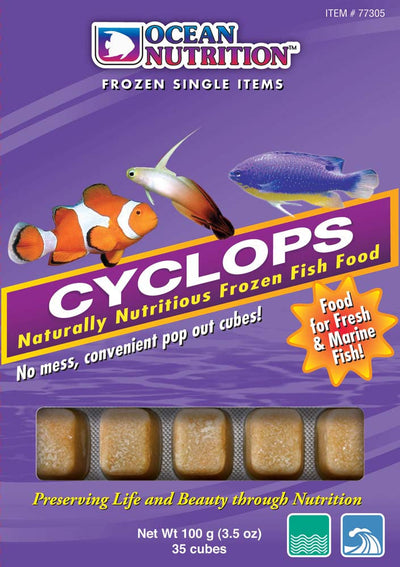 Ocean Nutrition Cyclops Frozen Fish Food 3.5 oz SD-5