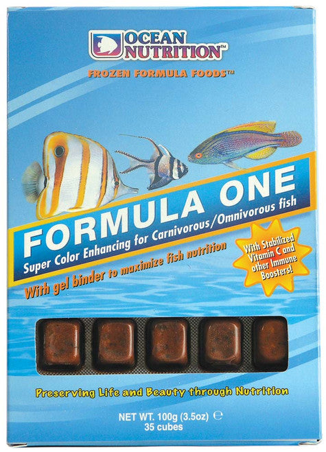 Ocean Nutrition Formula One Frozen Fish Food 3.5 oz SD - 5 - Aquarium