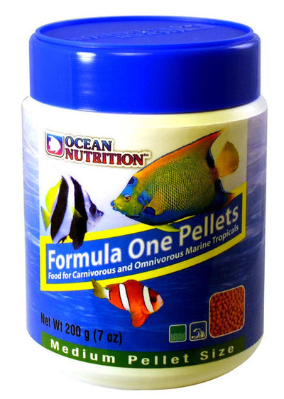 Ocean Nutrition Formula One Marine Pellets Fish Food 7oz MD - Aquarium
