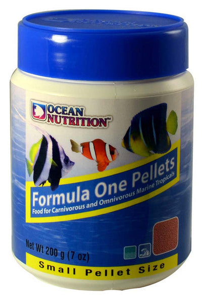 Ocean Nutrition Formula One Marine Pellets Fish Food 7oz SM - Aquarium