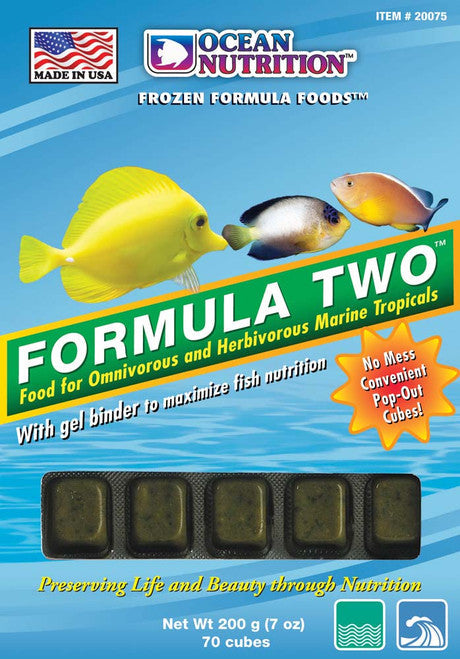 Ocean Nutrition Formula Two Frozen Fish Food 7 oz SD - 5 - Aquarium