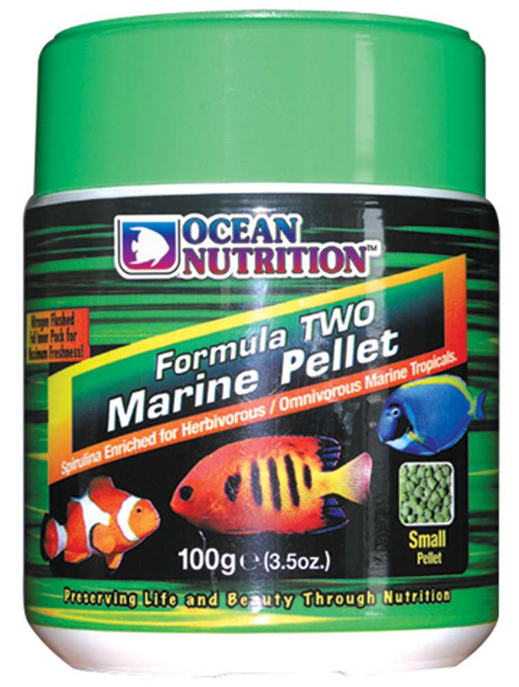 Ocean Nutrition Formula Two Marine Pellets Fish Food 3.5oz SM