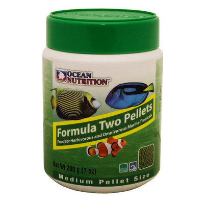 Ocean Nutrition Formula Two Marine Pellets Fish Food 7oz MD - Aquarium