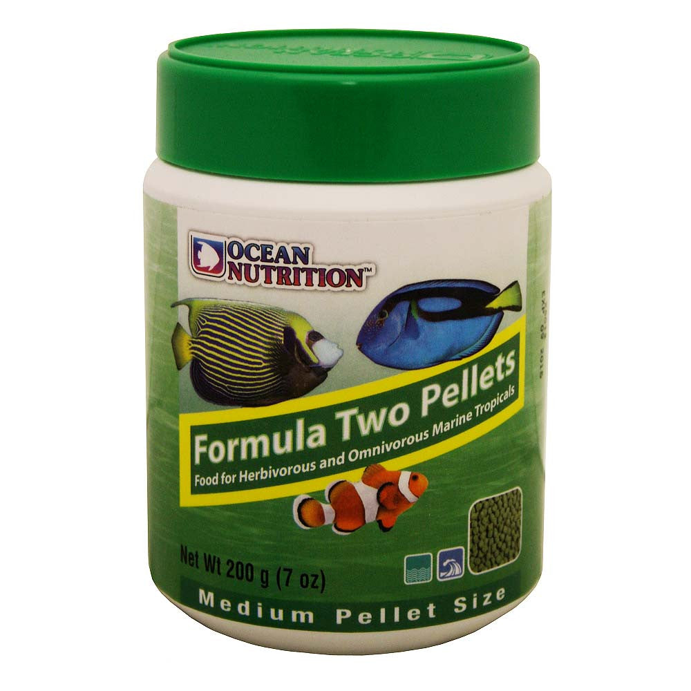 Ocean Nutrition Formula Two Marine Pellets Fish Food 7oz MD