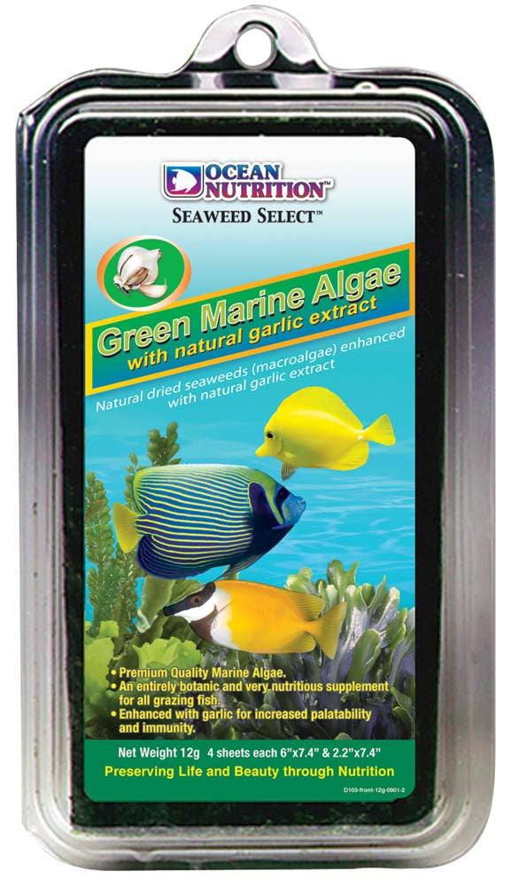 Ocean Nutrition Green Marine Seaweed Algae Fish Food 12 g