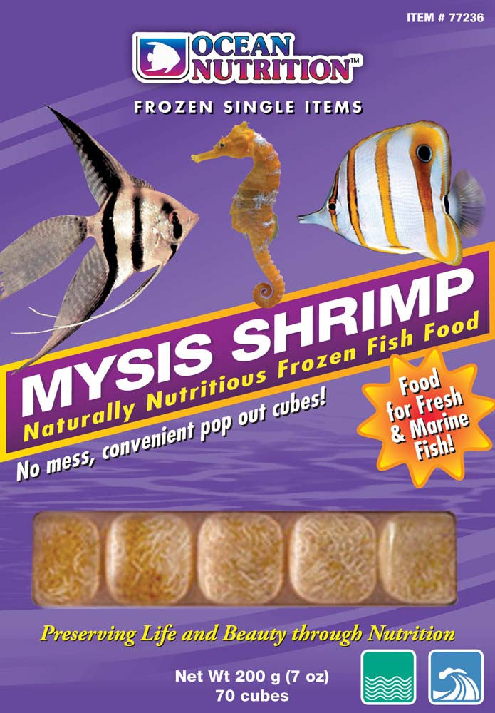 Ocean Nutrition Mysis Shrimp Frozen Fish Food 7 oz SD-5