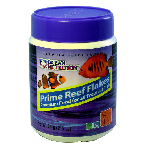 Ocean Nutrition Prime Reef Flakes Fish Food 2.5 oz - Aquarium
