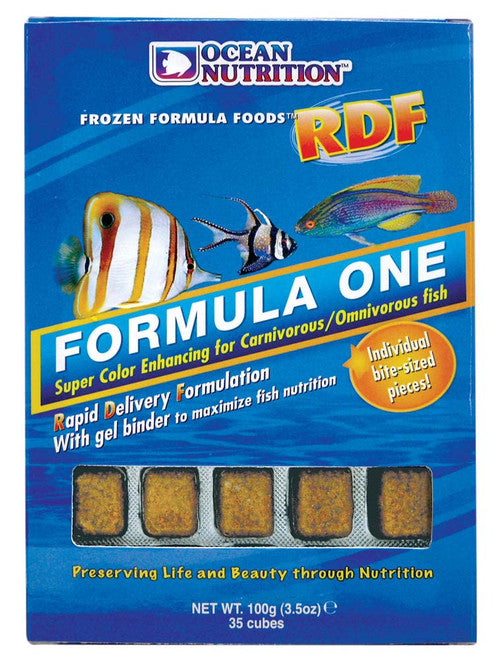 Ocean Nutrition RDF Formula One Frozen Fish Food 3.5 oz SD - 5 - Aquarium