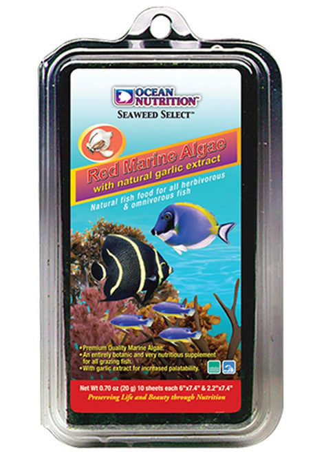 Ocean Nutrition Red Marine Seaweed Algae Fish Food 20 g - Aquarium