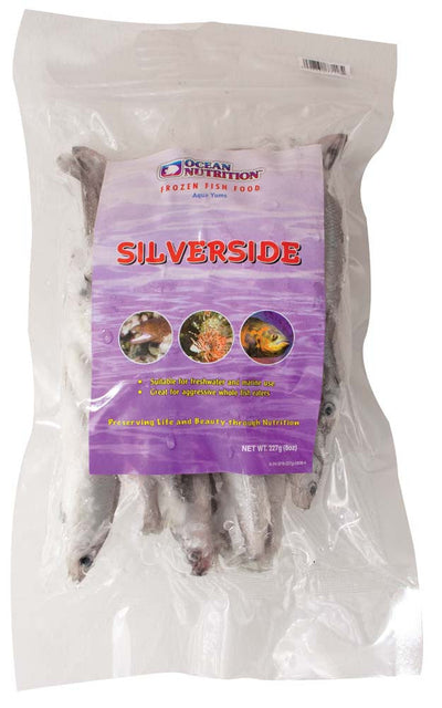 Ocean Nutrition Silversides Frozen Fish Food 8 oz SD-5