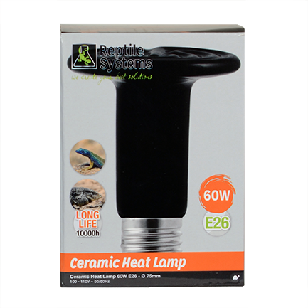 Reptile Systems Ceramic Heat Emitter Black 60 W 3443981200507