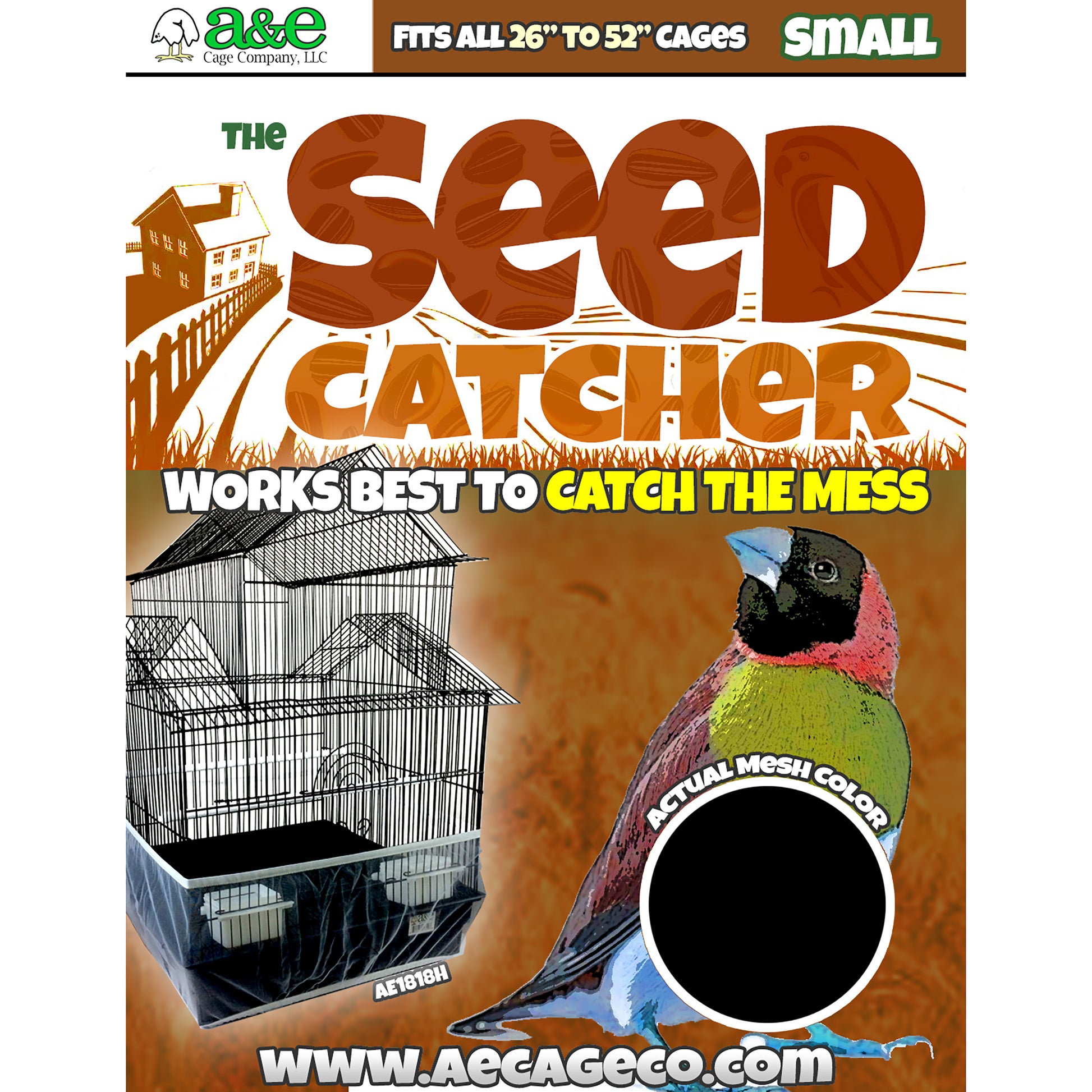 A & E Cages Seed Catcher Small 644472017342