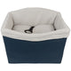 Solvit Products Happy Ride Dog Safety Seat Navy Up To 30 lb 729849168251