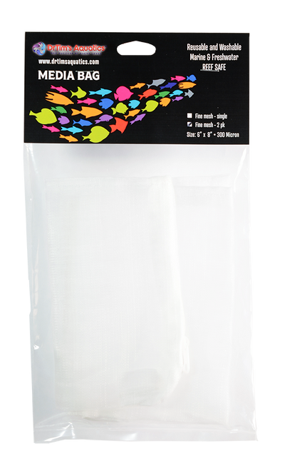 Dr. Tim's Aquatics Mesh Media Bag Fine 300 micron 8X6 in, 2 pk 812540018410