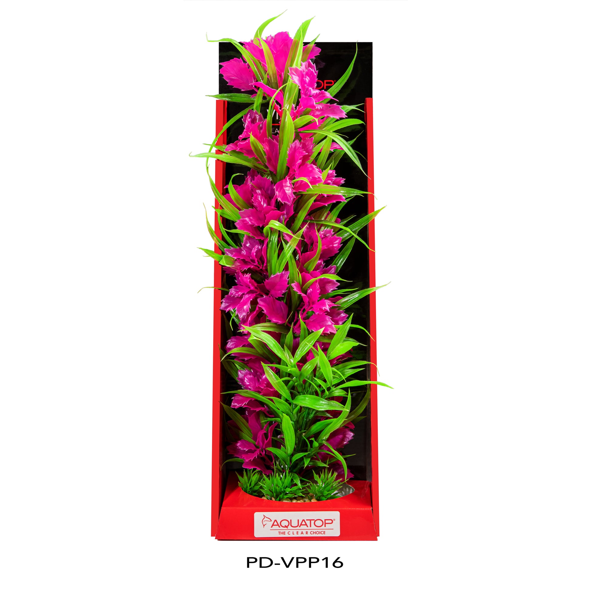 Aquatop Vibrant Passion Plant Pink 16 in 810074880213