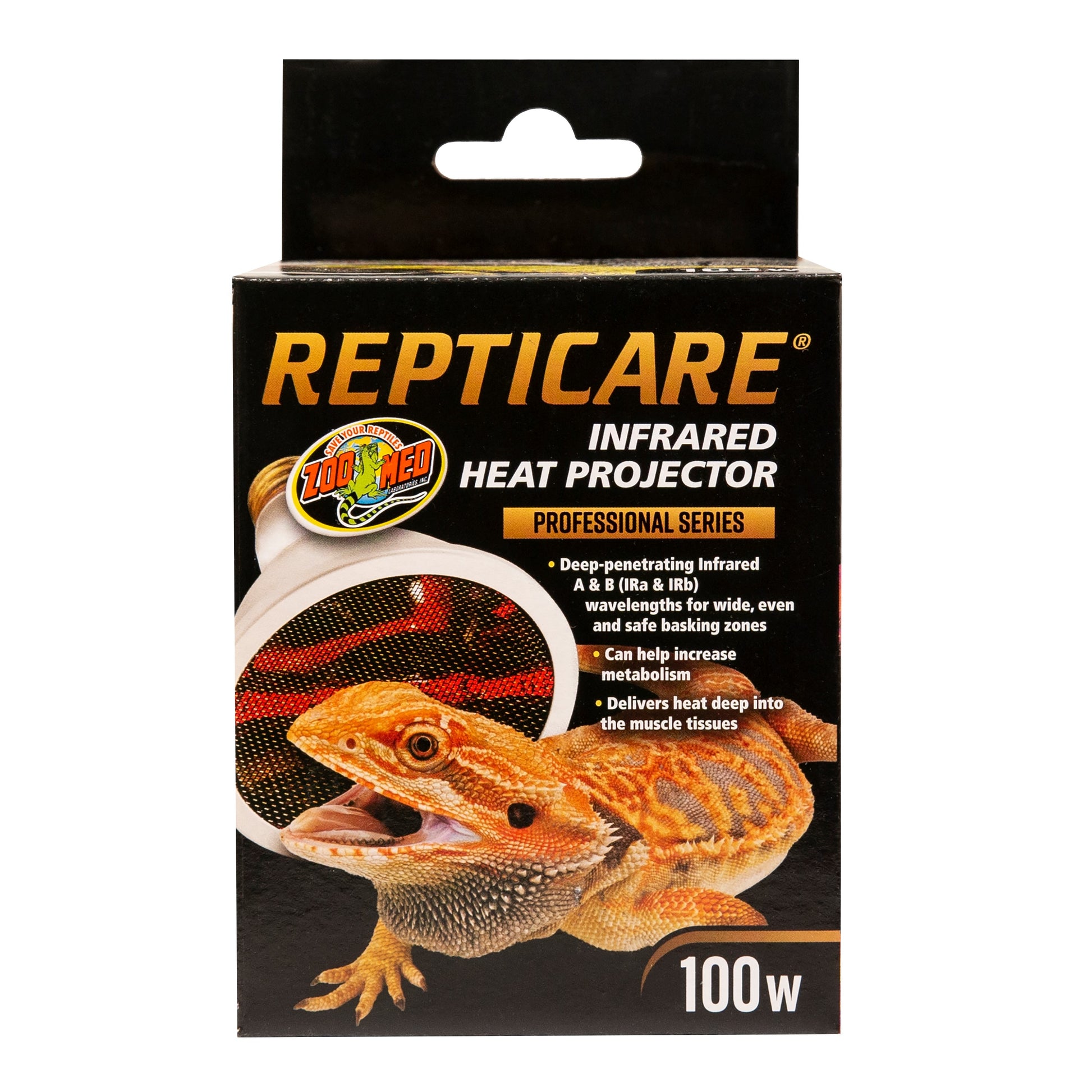 Zoo Med Repticare Infrared Heat Projector Bulb 100 W 097612313109