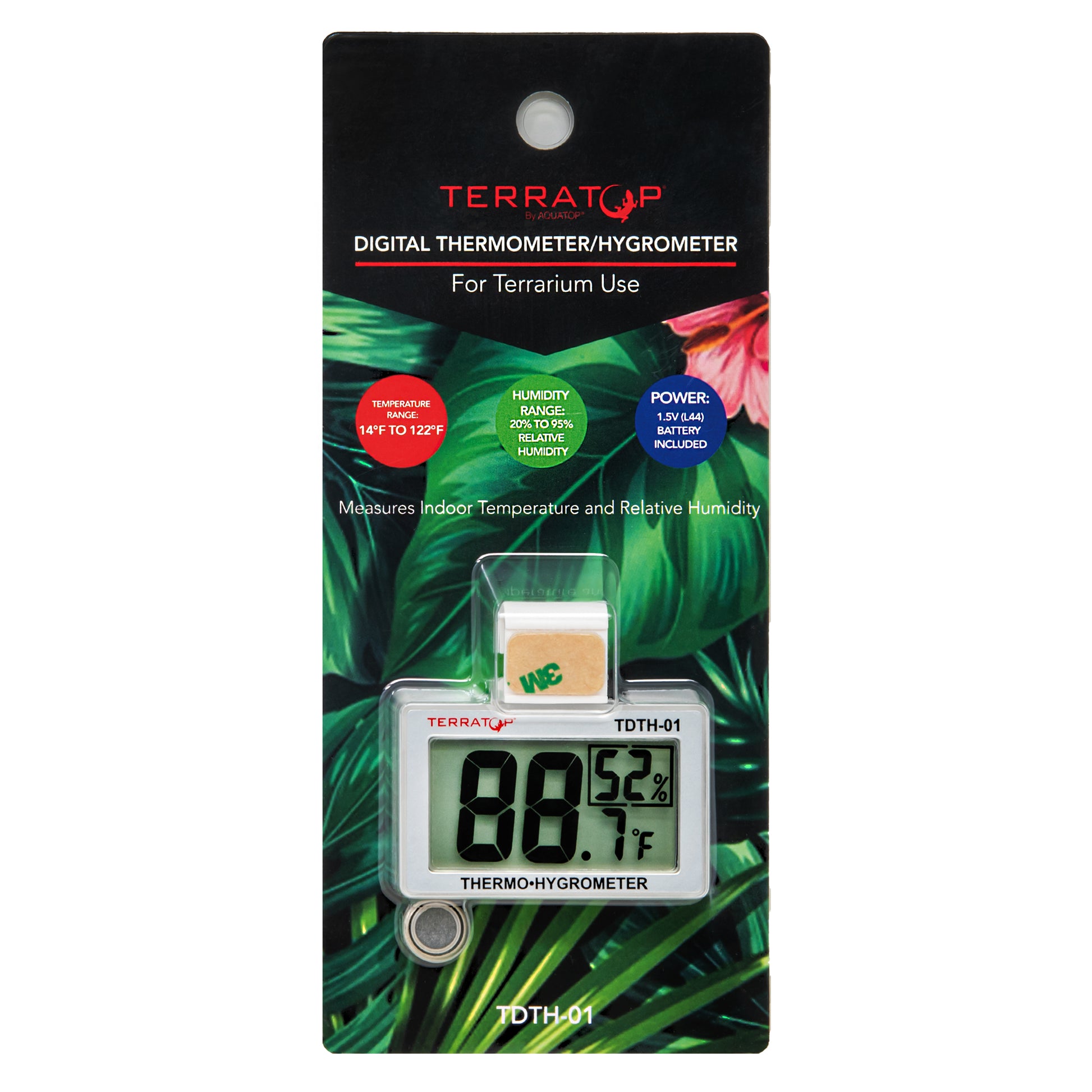 Aquatop Terratop Digital Thermomter/Hygrometer 810146750611