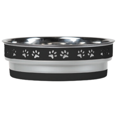 Loving Pets Corsa Pet Bowl Stealth Black Small 842982070004