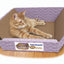 Omega Paw Ripple Board Scratch 'n Massage Bed Brown (D)