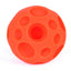 Omega Paw Tricky Treat Ball Dog Toy Orange LG 5in