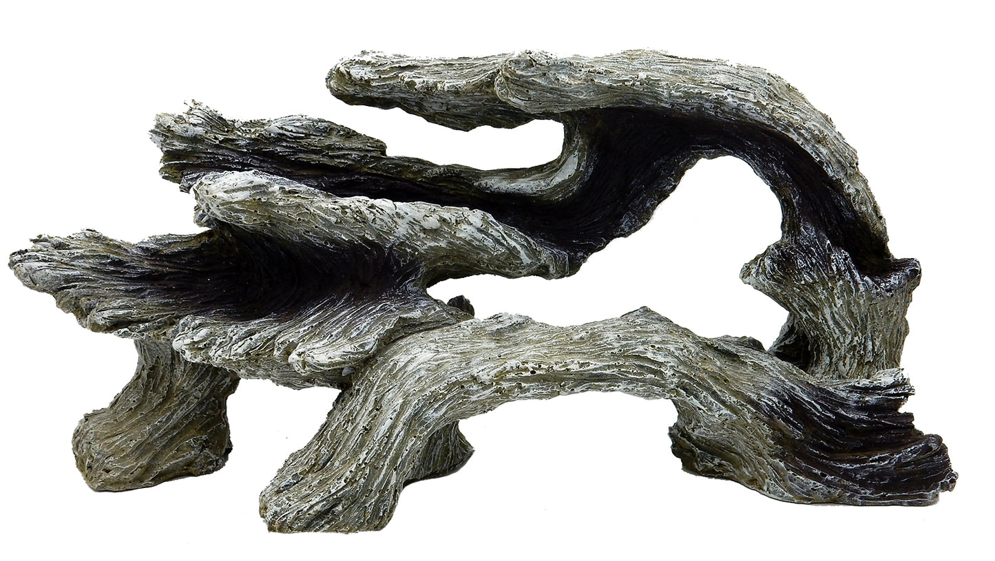 Blue Ribbon Pet Products Exotic Environments Driftwood Aquarium Ornament Grey 18 in 030157020958