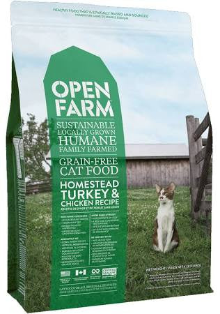 Open Farm Cat Homestead Turkey Chicken 8lb {L-x} 628451123262
