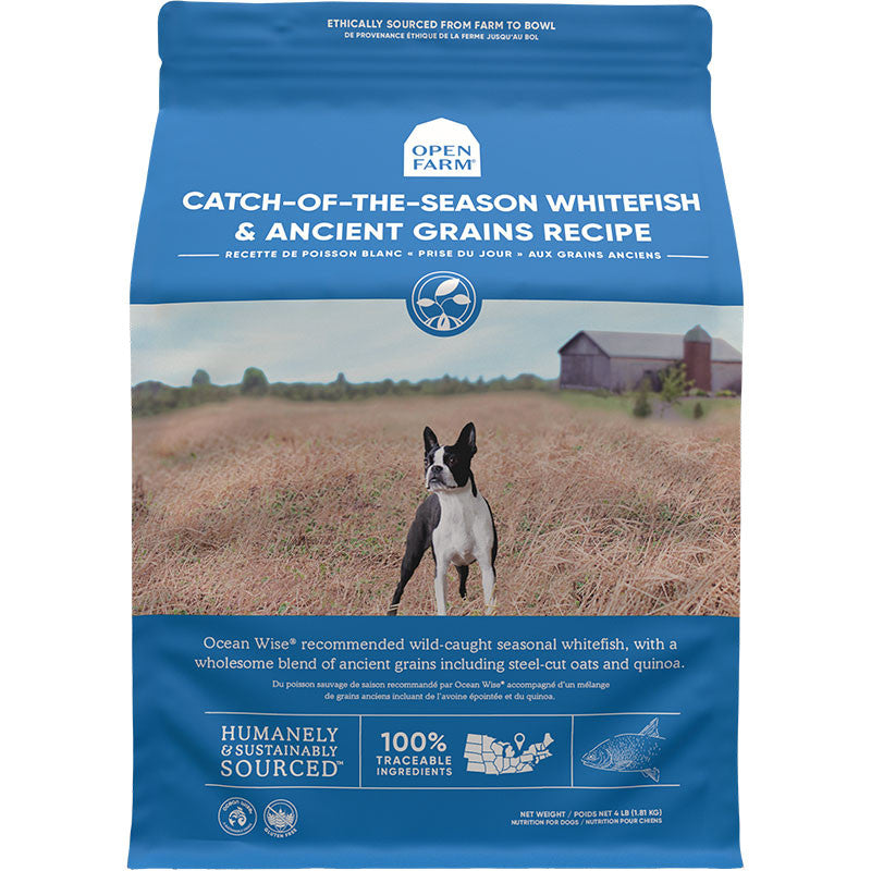 Open Farm Dog Ancient Grain Catch Of The Season Whitefish 22lb 683547125742