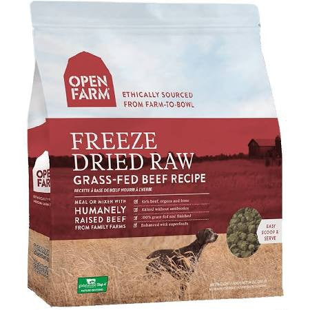 Open Farm Dog Freeze Dried Grassfed Beef 13.5oz {L + x}