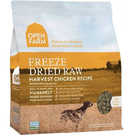 Open Farm Dog Freeze Dried Harvest Chicken 13.5oz {L + x}