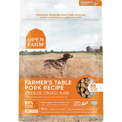 Open Farm Dog Freeze Dried Morsels Pork 3.5oz 683547126053