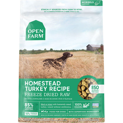 Open Farm Dog Freeze Dried Morsels Turkey 22oz 683547124127