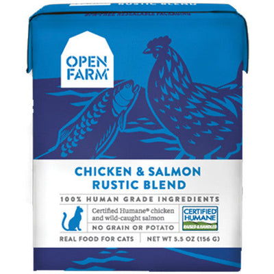 Openfarm C Blend Ckn Smn 5.5oz{L + x} - 12 - Cat