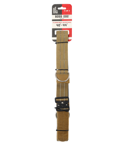 Boss Dog Human Boss Tactical Utility "Dog Walker" Belt Tan X-Large (40-44In Waist) 850065051192