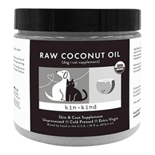 Organic Raw Coconut Oil Large 16 oz - Dog