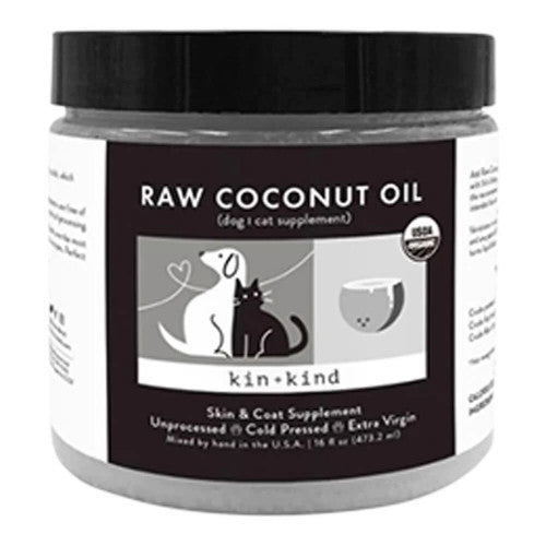 Organic Raw Coconut Oil Small 8 oz - Dog