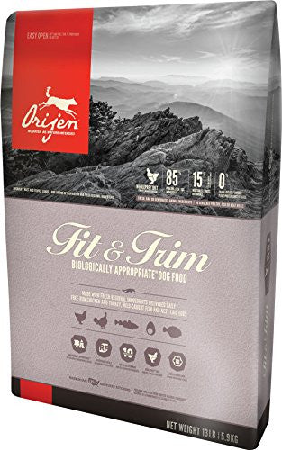 Orijen Grain Free Fit and Trim Dry Dog Food-13-lb-{L+x} 064992107130