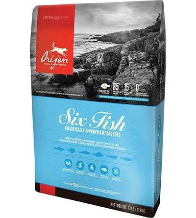 Orijen Six Fish Dry Dog Food - 4.5 - lb - {L + x}